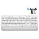 Teclado Logitech K650 Inalambrico USB Bluetooth Blanco