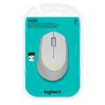 Mouse Logitech M280 Blanco Ergonomico Wireless - Imagen 2