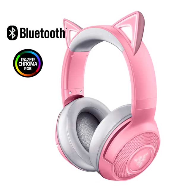 Audifono Kraken BT Kitty Edition BLUETOOTH 5.0 Wireless - Rosa
