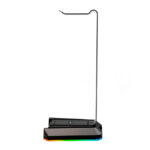 Soporte de Audifono VSG Atlas aluminio RGB con puertos USB y jack - Imagen 2