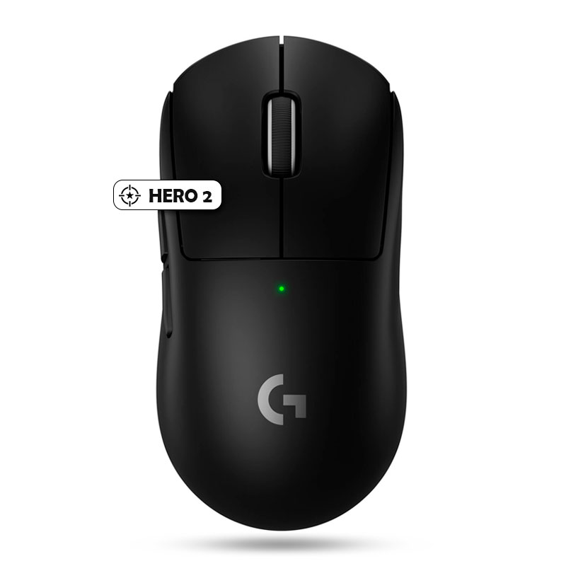 Mouse Logitech G PRO X SUPERLIGHT 2 LIGHTSPEED 32k DPI HERO 2 Negro