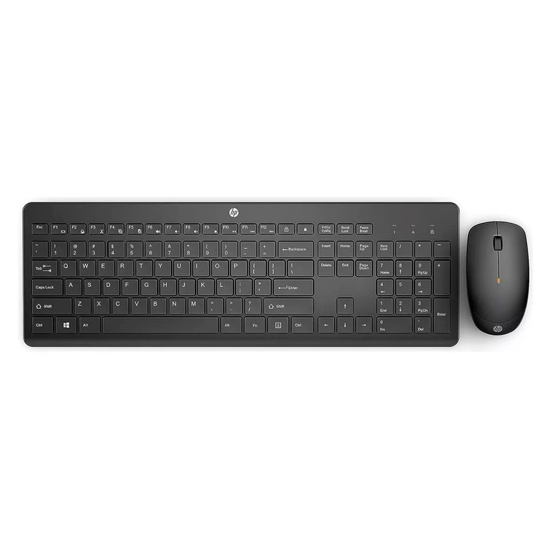 Teclado y Mouse HP 235 Inalámbrico Negro