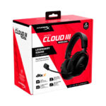Audífono Hyperx Cloud III wireless 120 horas Negro - Imagen 2