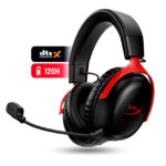 Audífono Hyperx Cloud III wireless 120 horas Rojo