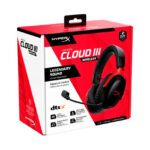 Audífono Hyperx Cloud III wireless 120 horas Rojo - Imagen 8