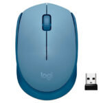MOUSE LOGITECH M170 WIRELESS BLUE GRAY (910-006863)