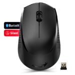 Mouse GENIUS NX-8000S Bluetooth y USB Silencioso Negro