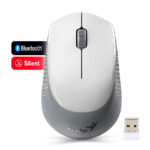 Mouse GENIUS NX-8000S Bluetooth y USB Silencioso Blanco