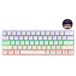 Teclado T-Dagger Arena T-TGK321 blanco QWERTY Brown