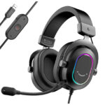 Audifono Gamer Fifine H6 negro envolvente 7.1 - Imagen 2