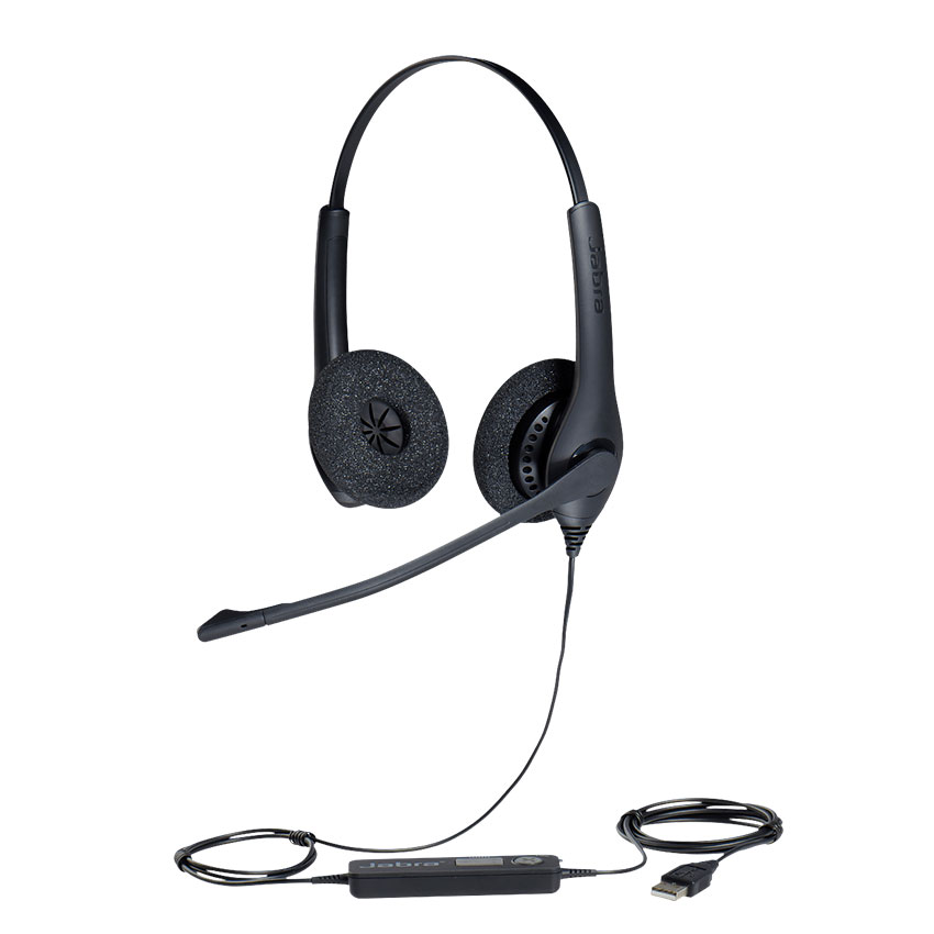 Audifono Jabra Biz 1500 Duo Usb Black (1559-0159)