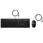 Combo Hp 225 Teclado Y Mouse Alámbrico (286j4aa) Negro