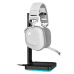 Audifono corsair hs80 blanco inalambrico rgb CA-9011236-NA - Imagen 5