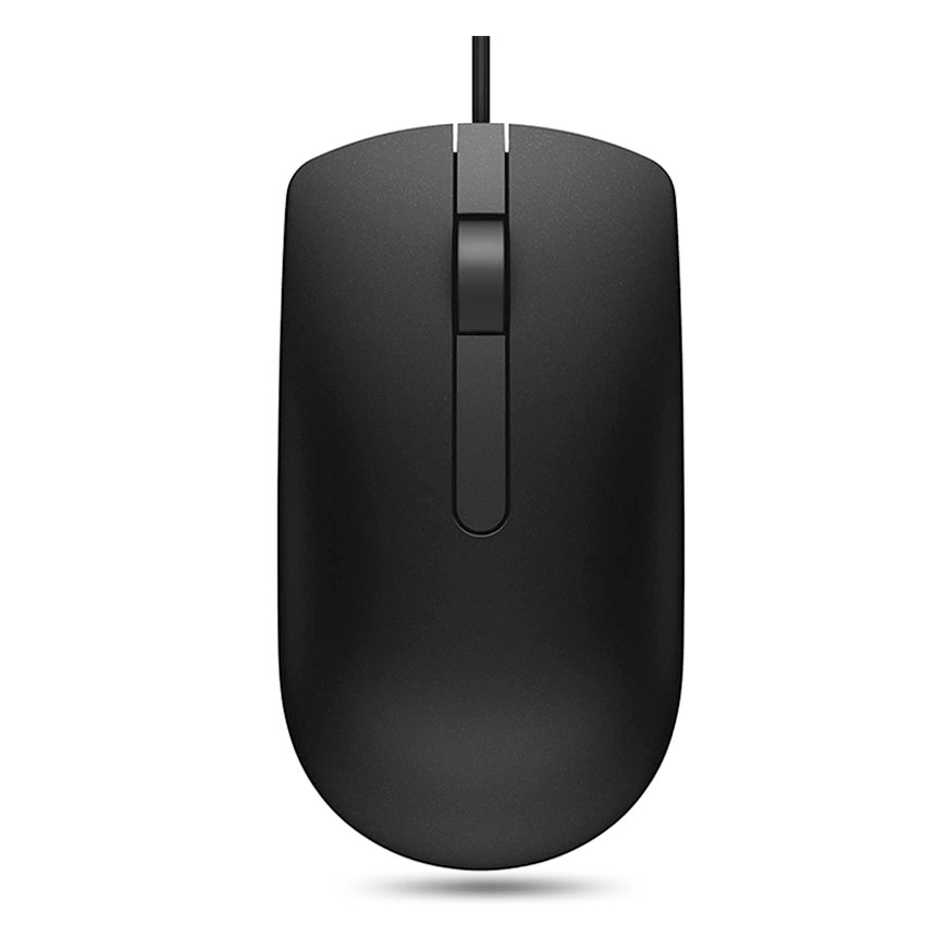 mouse Dell MS116 alambrico 1000 DPI negro