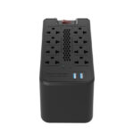 Estabilizador Forza FVR-1222USB 1200VA/600W, 8 slds, 2 USB-220V - Imagen 3