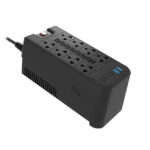 Estabilizador Forza FVR-1222USB 1200VA/600W, 8 slds, 2 USB-220V - Imagen 5