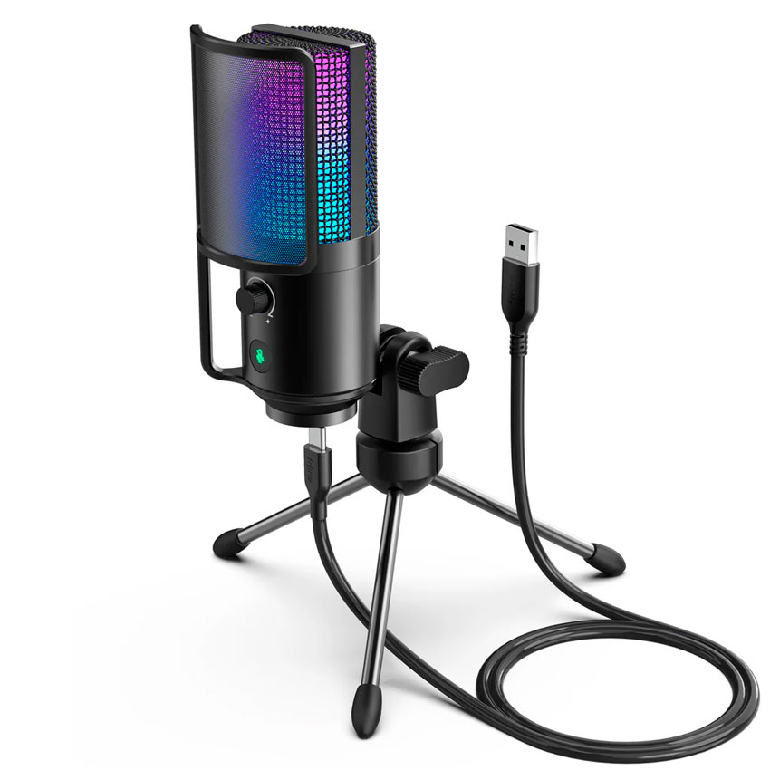MICRÓFONO FIFINE K669PRO3 CON SILENCIADOR TÁCTIL