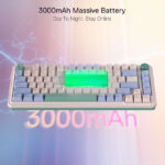Teclado Redragon UCALPRO K673CPG PASTEL inalambrico - Imagen 5