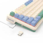 Teclado Redragon UCALPRO K673CPG PASTEL inalambrico - Imagen 3