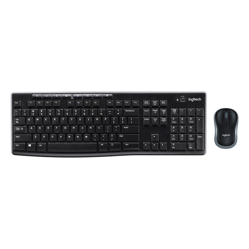 COMBO LOGITECH TECLADO Y MOUSE MK270 NEGRO