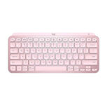Teclado Logitech MX Keys Mini Inalámbrico Retroiluminado Rosa