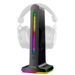 soporte fifine S3 para audifono con rgb negro - Imagen 4