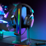 soporte fifine S3 para audifono con rgb negro - Imagen 5