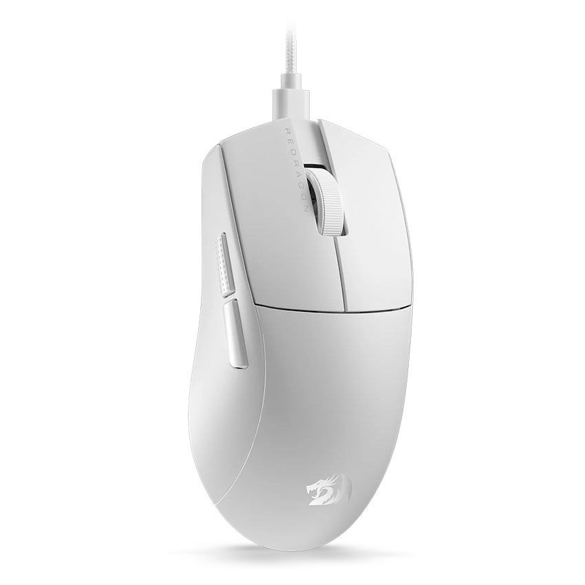 Mouse Redragon K1NG M724 cableado gamer (1K HZ) Blanco 01