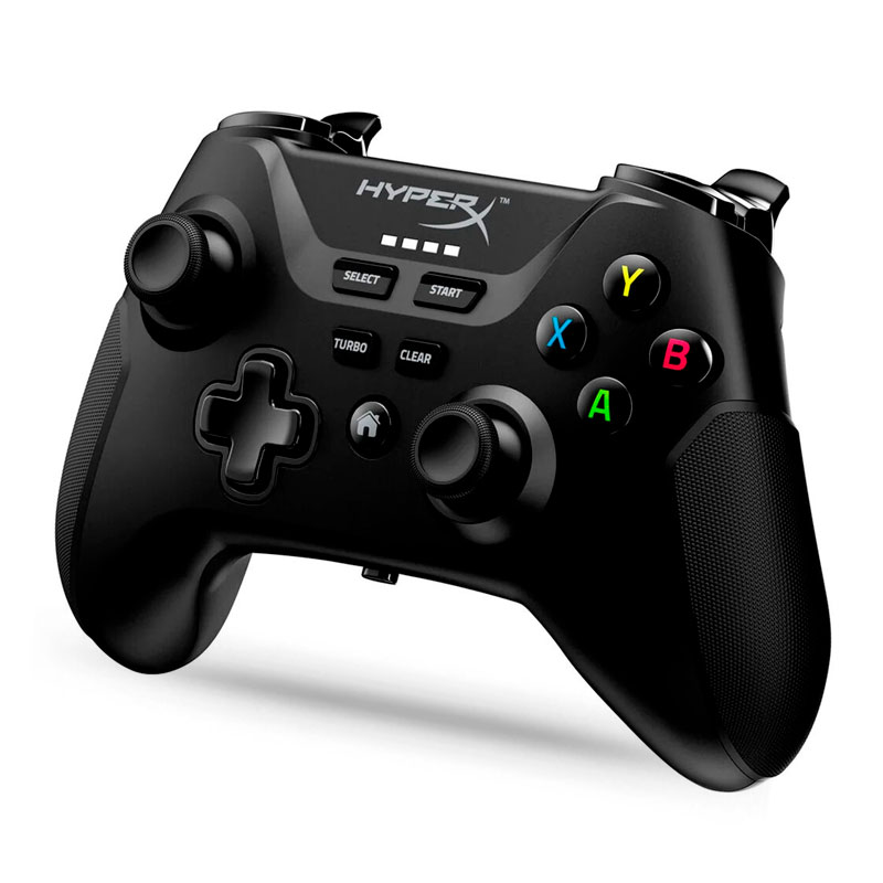 Gamepad Mando HyperX Clutch Bluetooth USB PC y Android Negro