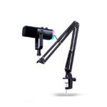 Micrófono dinámico con brazo Fifine AM8T Negro RGB USB/XLR 01