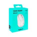 Mouse Bluetooth Logitech M240 silencioso Blanco - Imagen 3