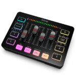 Mixer Fifine Ampligame Sc3 Rgb Streaming Xlr - Black - Imagen 2