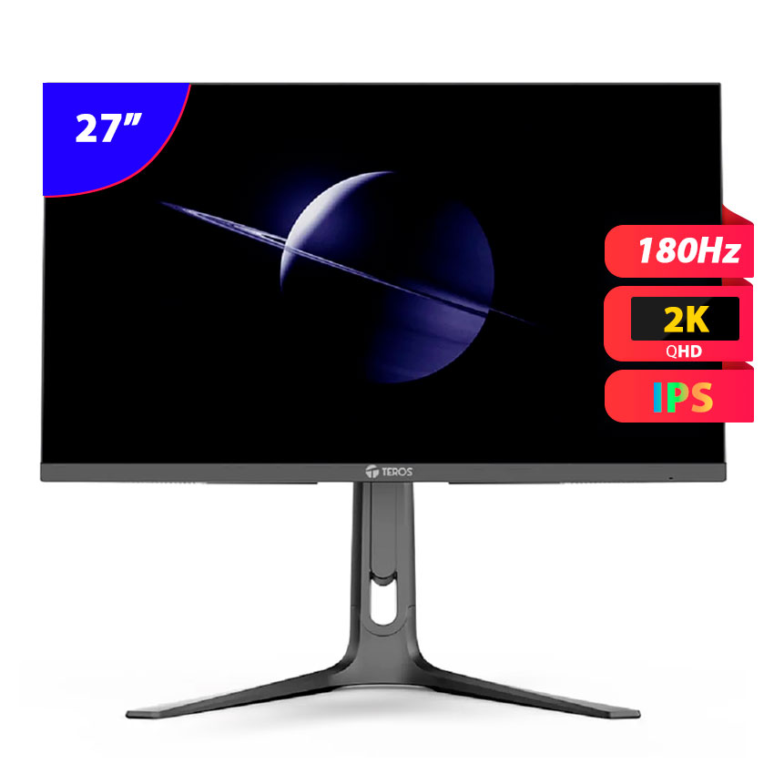 Monitor Teros TE-2753G 27" 2K QHD 180HZ IPS 1ms Plano