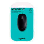 Mouse silencioso Logitech M110 Cableado USB Negro - Imagen 3