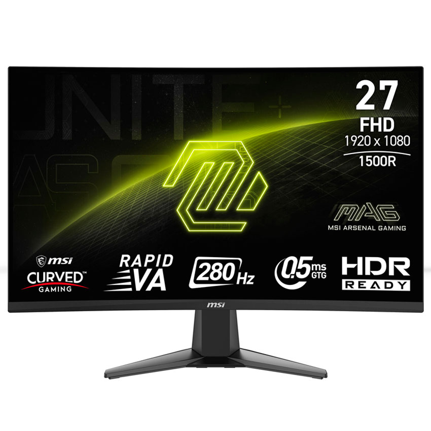 MONITOR MSI MAG 276CXF 27" FHD 280HZ 0.5MS CURVO