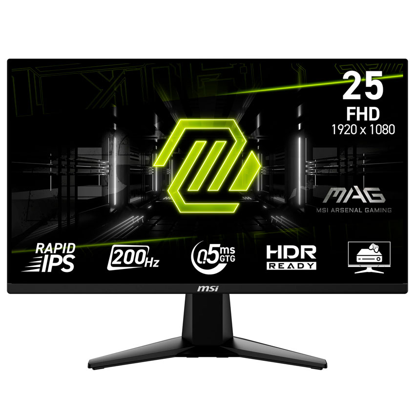 Monitor MSI MAG 255F E20 24.5” Rapid IPS FHD 200Hz 0.5ms FreeSync HDR
