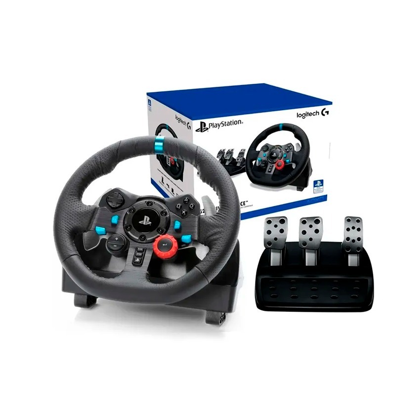 Volante Logitech G29 G920 Driving Force con Pedales y Force Feedback para PS5, Xbox y PC