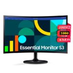 Monitor Samsung Curvo 24″ Essential S3 FHD 100