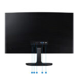 Monitor Samsung Essential S3 24″ CURVO FHD 100Hz - Imagen 3