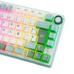 Teclado Mecánico Royal Kludge RK R75 Skycyan – K Silver - Imagen 3