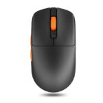 Mouse Inalámbrico Royal Kludge M30 Black Orange Triple Conexión