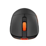 Mouse Inalámbrico Royal Kludge M30 Black Orange Triple Conexión - Imagen 5
