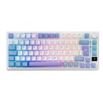 Teclado Gamer Inalámbrico RK-M75 Taro Milk 75% – Switch K Silver