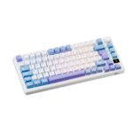 Teclado Royal Kludge Inalámbrico RK-M75 Taro Milk 75% – Switch K Silver - Imagen 5