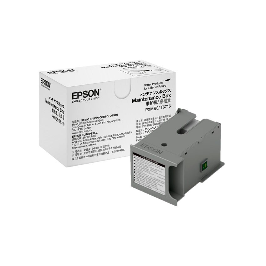 Caja de Mantenimiento Epson T6716 para Impresoras WorkForce