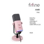 Micrófono Dinámico Fifine AM8 PINK