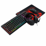Combo Redragon S147-SP 4 en 1: Teclado, Mouse, Audífonos y Pad - Imagen 4