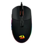 Mouse Gamer Redragon M719 INVADER Cableado RGB Negro