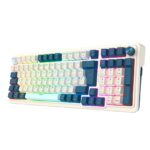 Teclado Mecánico Inalámbrico Redragon EISA K686-RGB-PRO  White/Blue – Español - Imagen 2