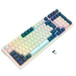 Teclado Mecánico Inalámbrico Redragon EISA K686-RGB-PRO  White/Blue – Español - Imagen 3